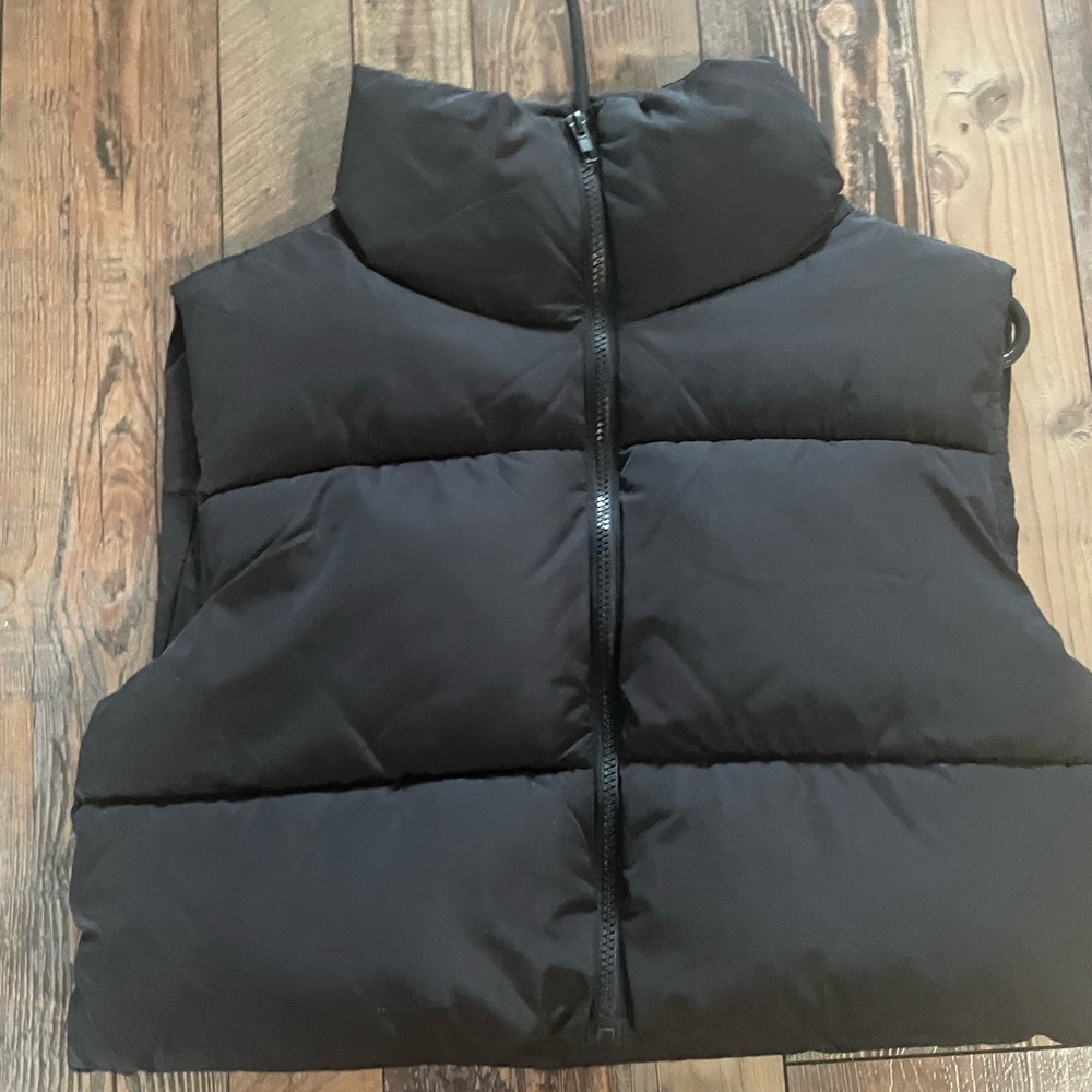Black Puffer Vest